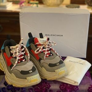 Balenciaga triple S multi panel sneakers